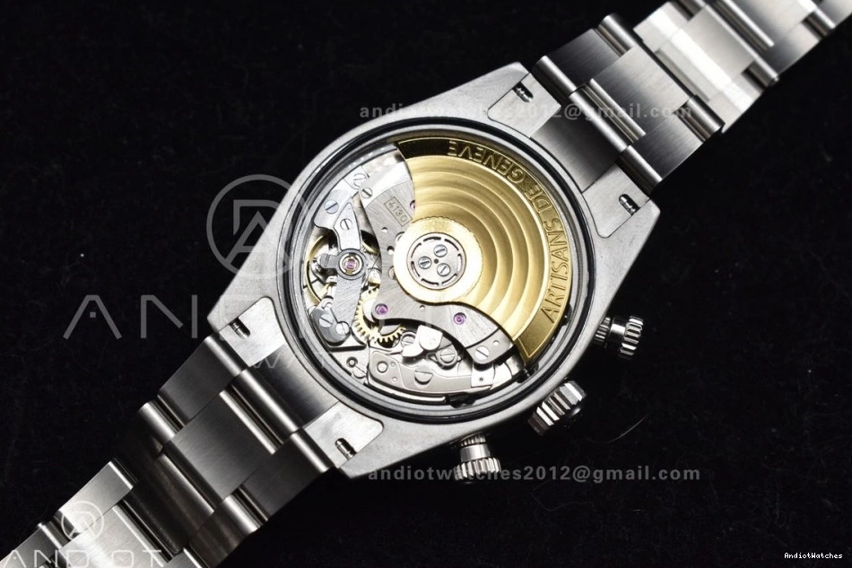 on A Bracelet White ADGF Comfortable Dial SS SS Best Black Edition 825 Daytona 0509